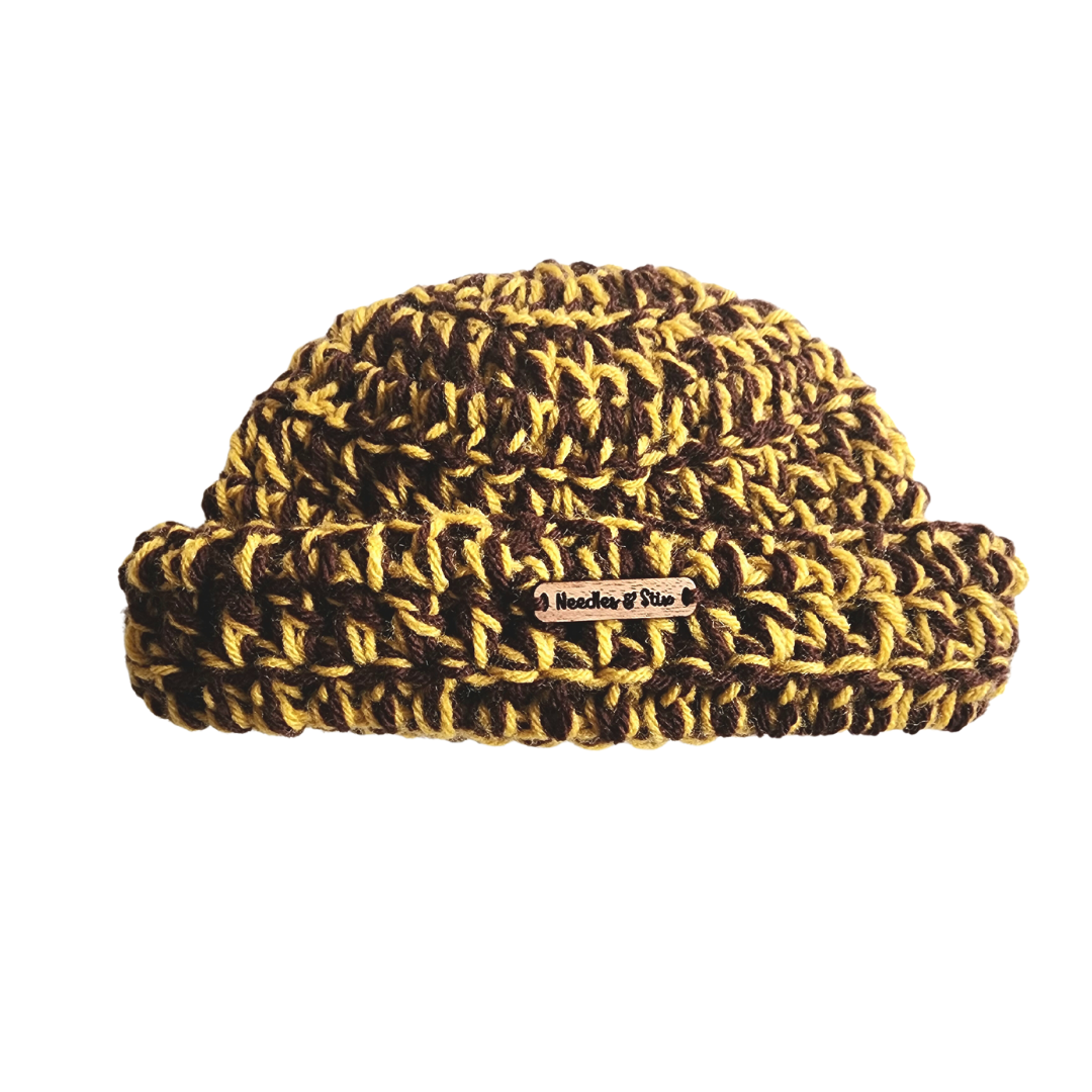 Buttercup Crochet Shortie Beanie