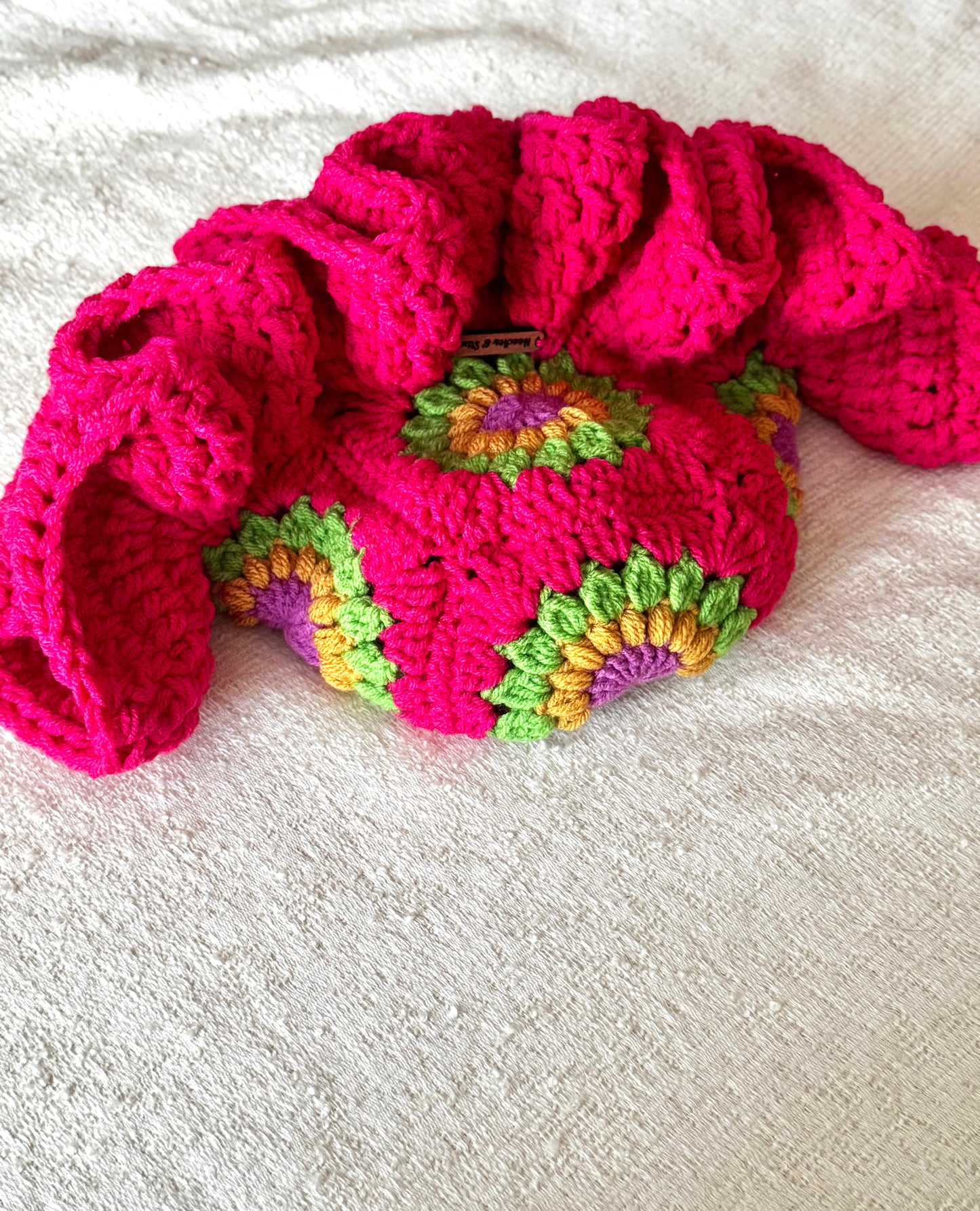 Pocket full of Posies Crochet Ruffle Hat