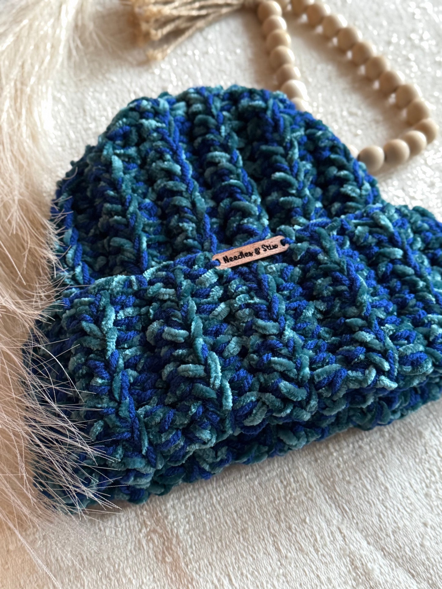 Velvet Smooth Crochet Beanie