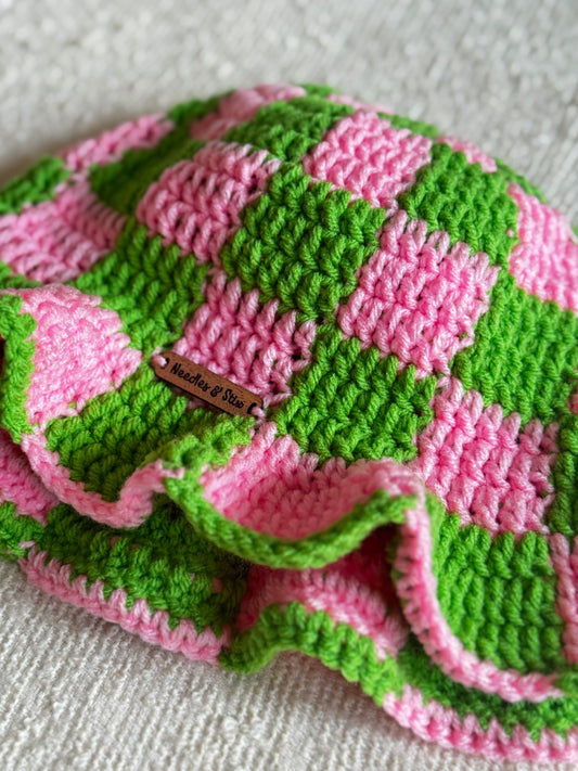 Oh-KAAA Checkered Bucket Hat