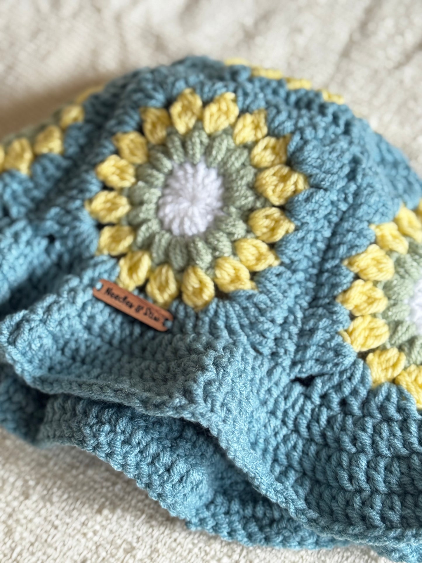 Blue Dream Crochet Bucket Hat