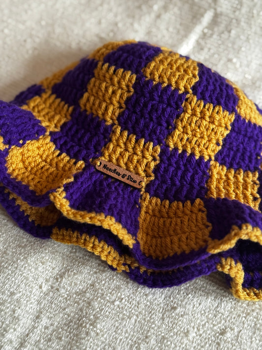 Royalty Checkered Bucket Hat