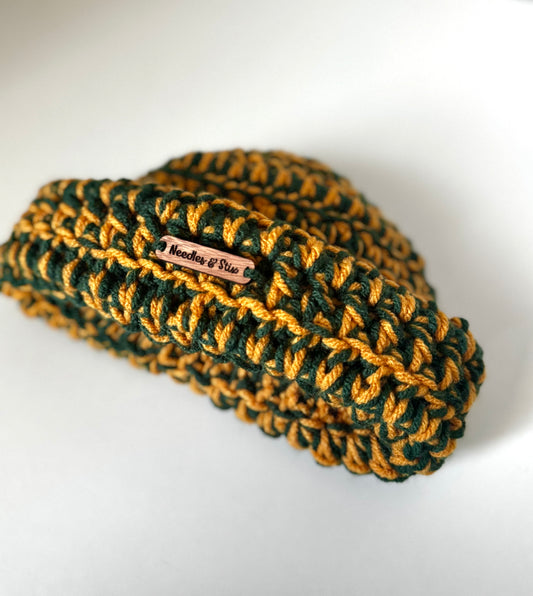 Packers Shortie Crochet Beanie