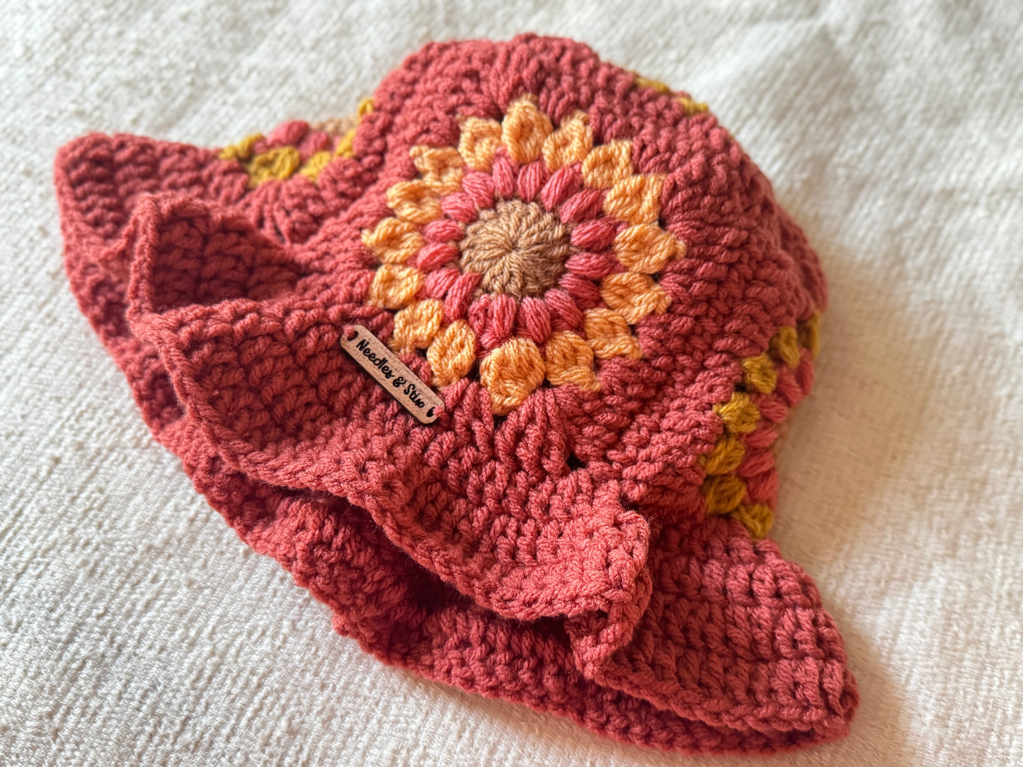 Citrus Crochet Bucket Hat