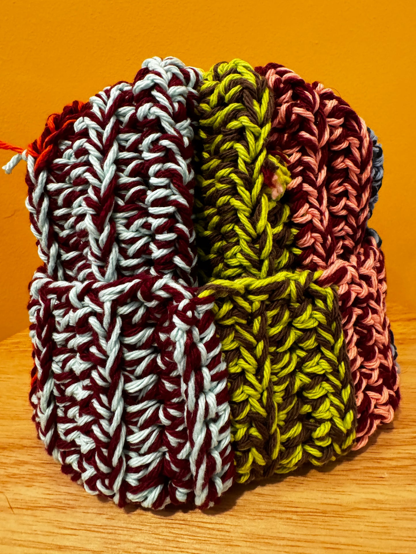 Multi Colored Crochet Beanie