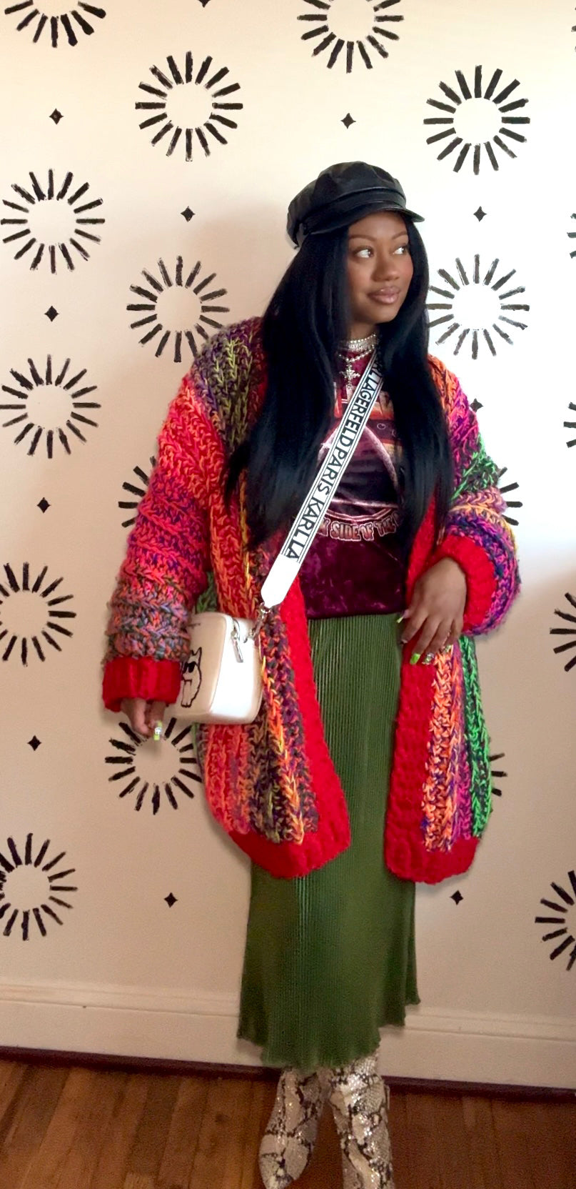 Multicolored Crochet Cardigan