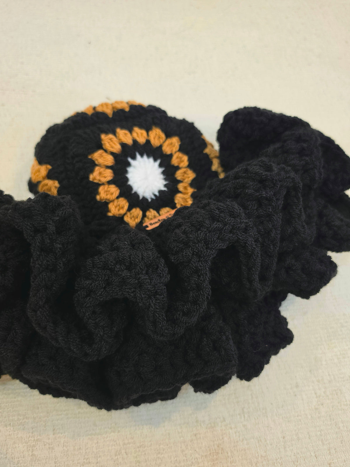 Midnight Big Ruffle Hat