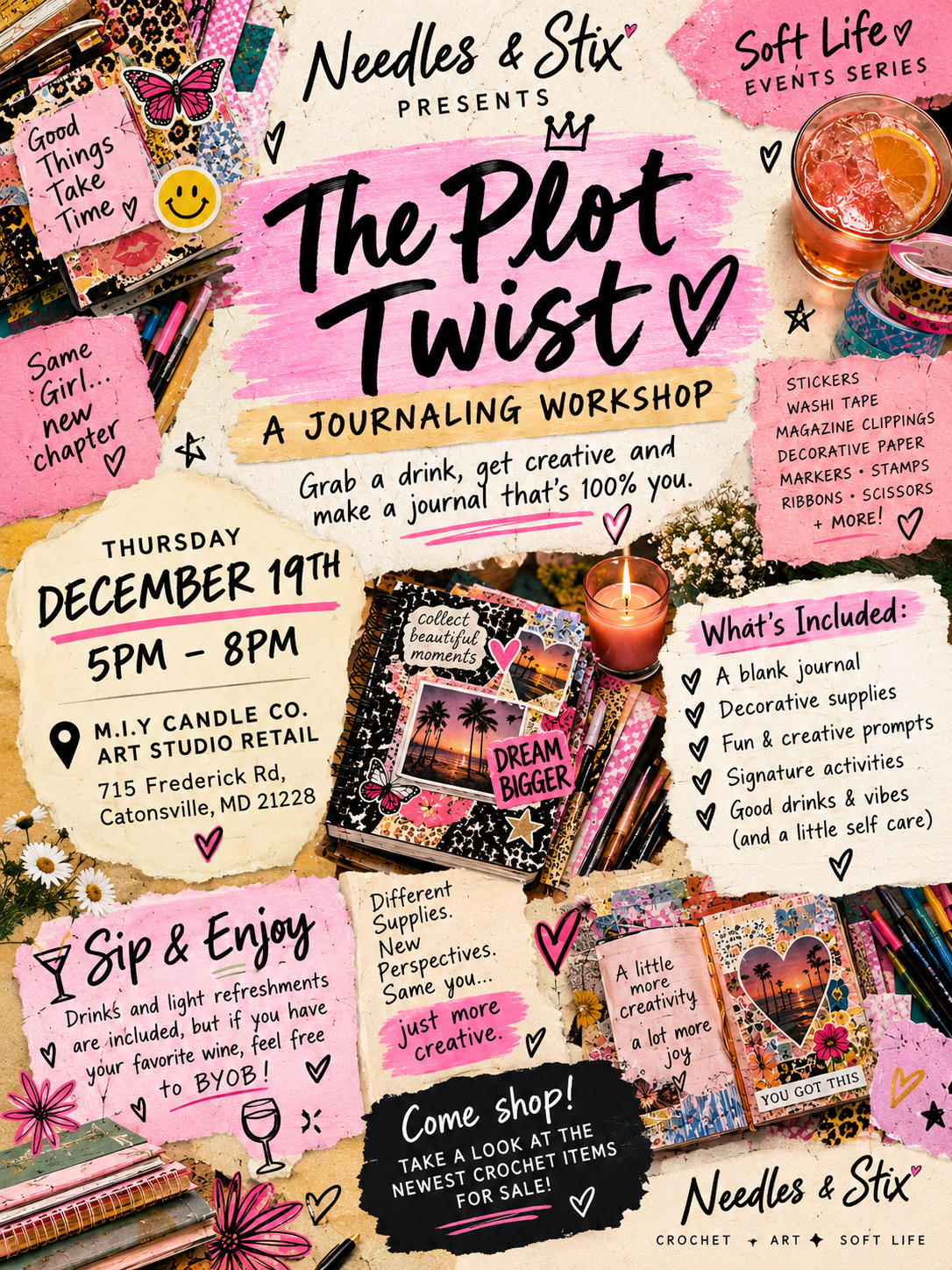 The Plot Twist: A Creative Journaling Workshop