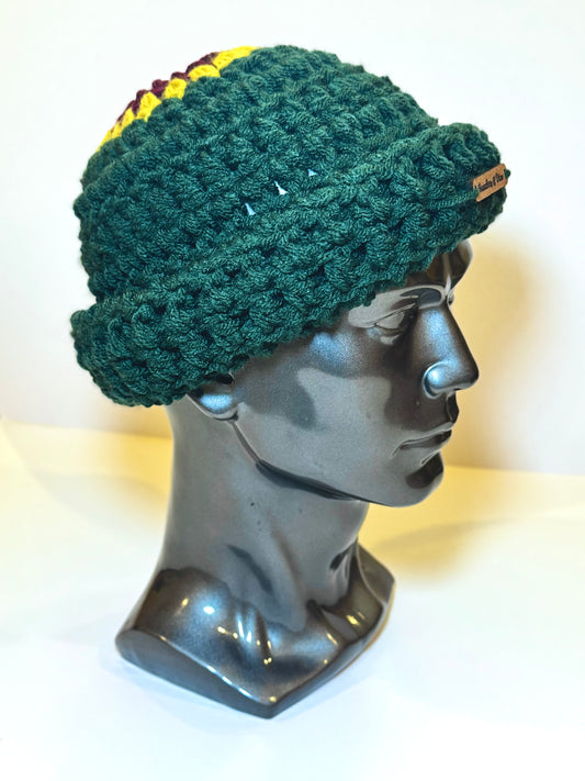 Sonshine Shortie Crochet Beanie