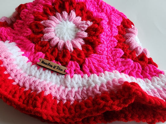 Baby Love Crochet Bucket Hat
