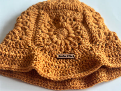 Curry Crochet Bucket Hat