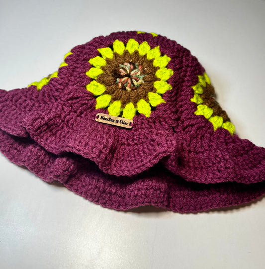 Starry Lite Crochet Bucket Hat