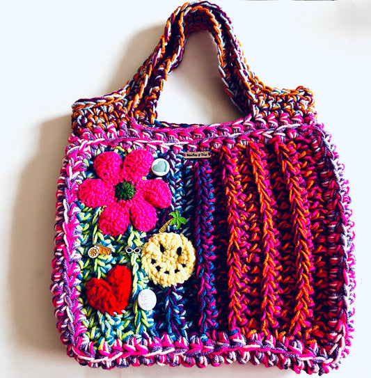 Color Me crochet boho bag