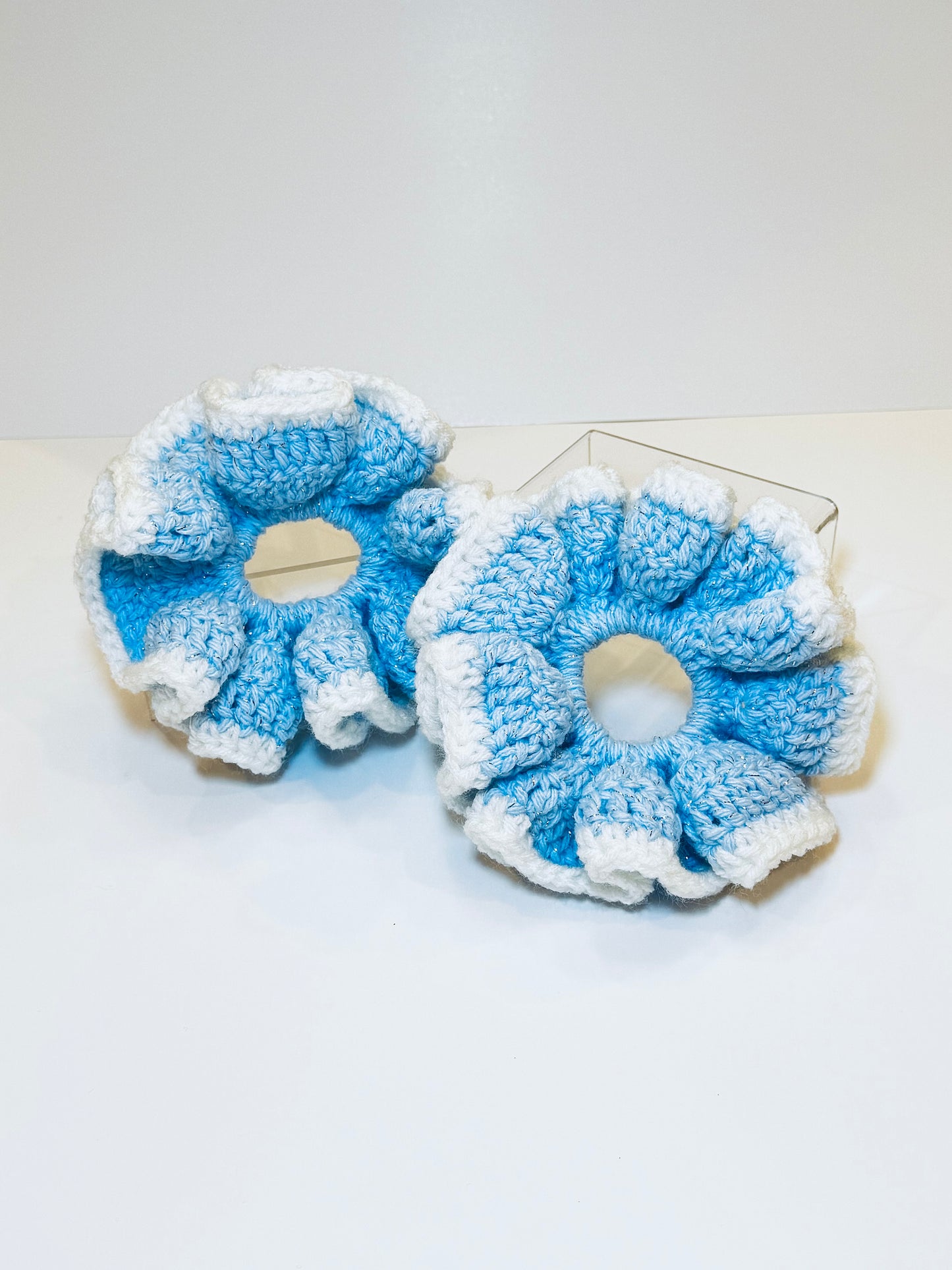 Winter Wonderland Crochet Scrunchie