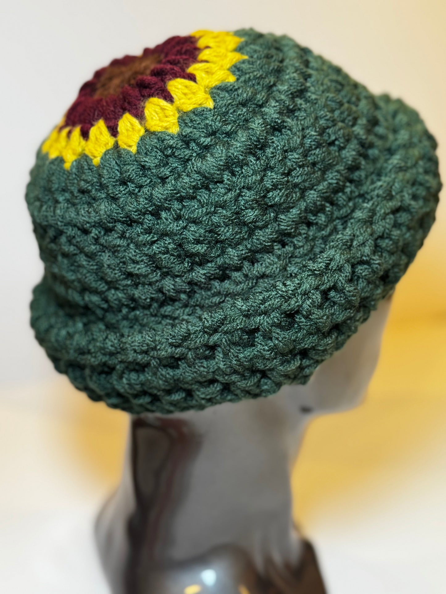 Sonshine Shortie Crochet Beanie