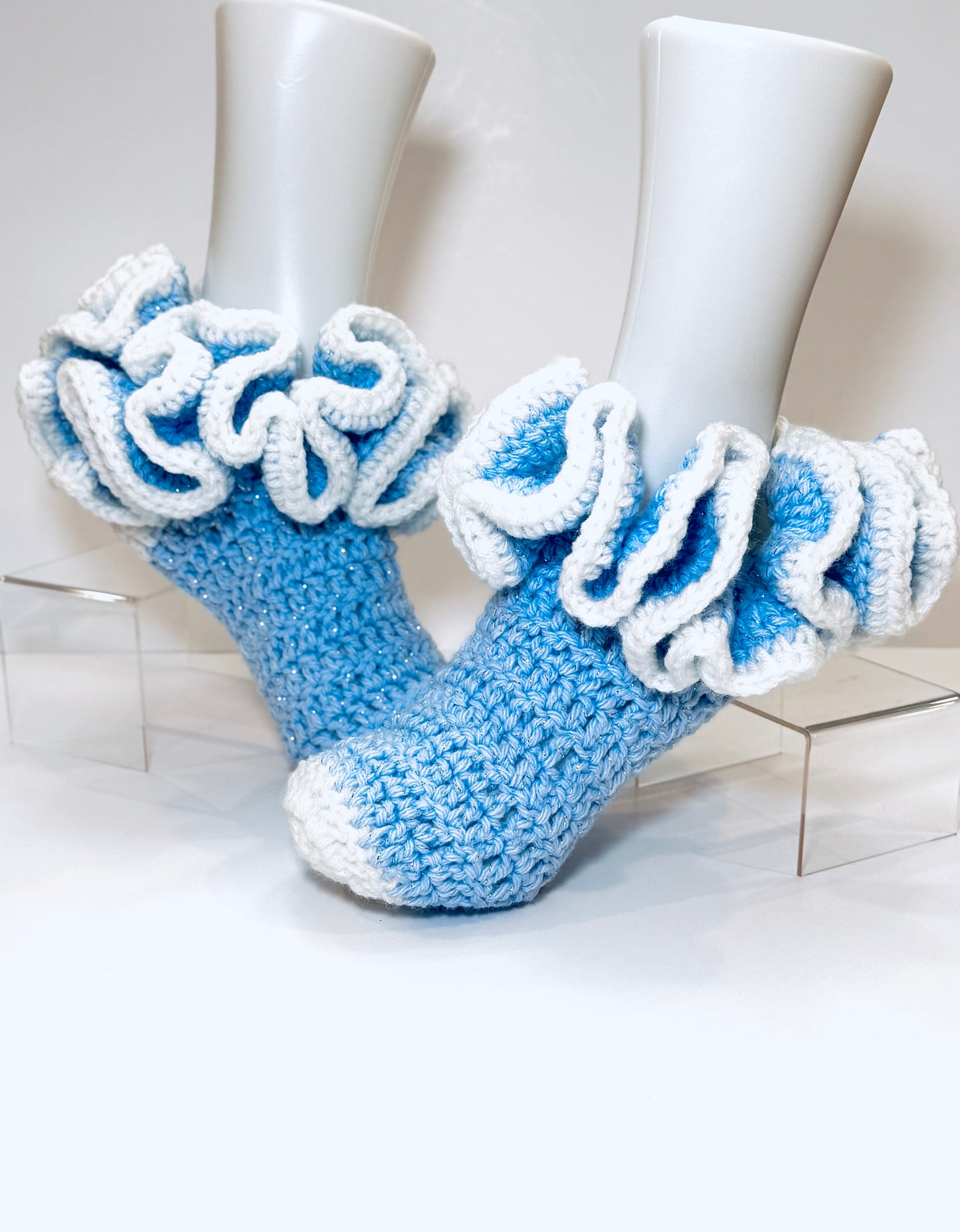 Winter Wonderland Crochet Cozy Socks