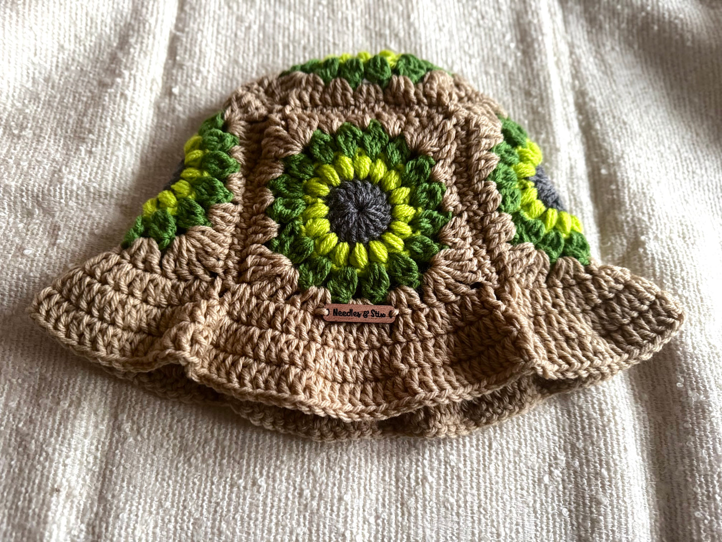 Lime To Me Crochet Bucket Hat