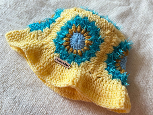Lemony Splickets Crochet Bucket Hat
