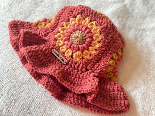 Citrus Crochet Bucket Hat