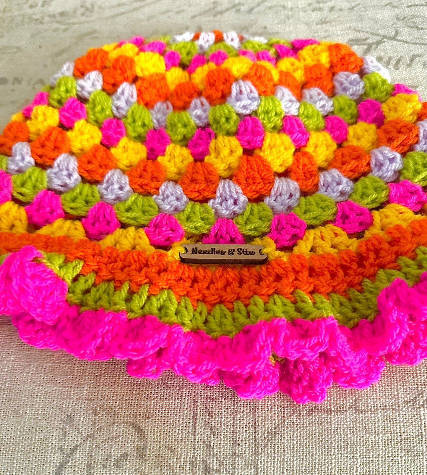 Hi-C Crochet Bucket Hat