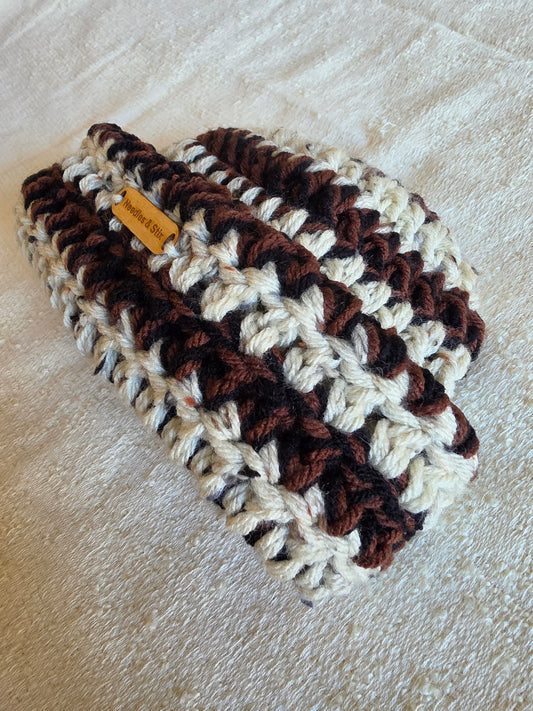 Pebble Crochet Shortie Beanie