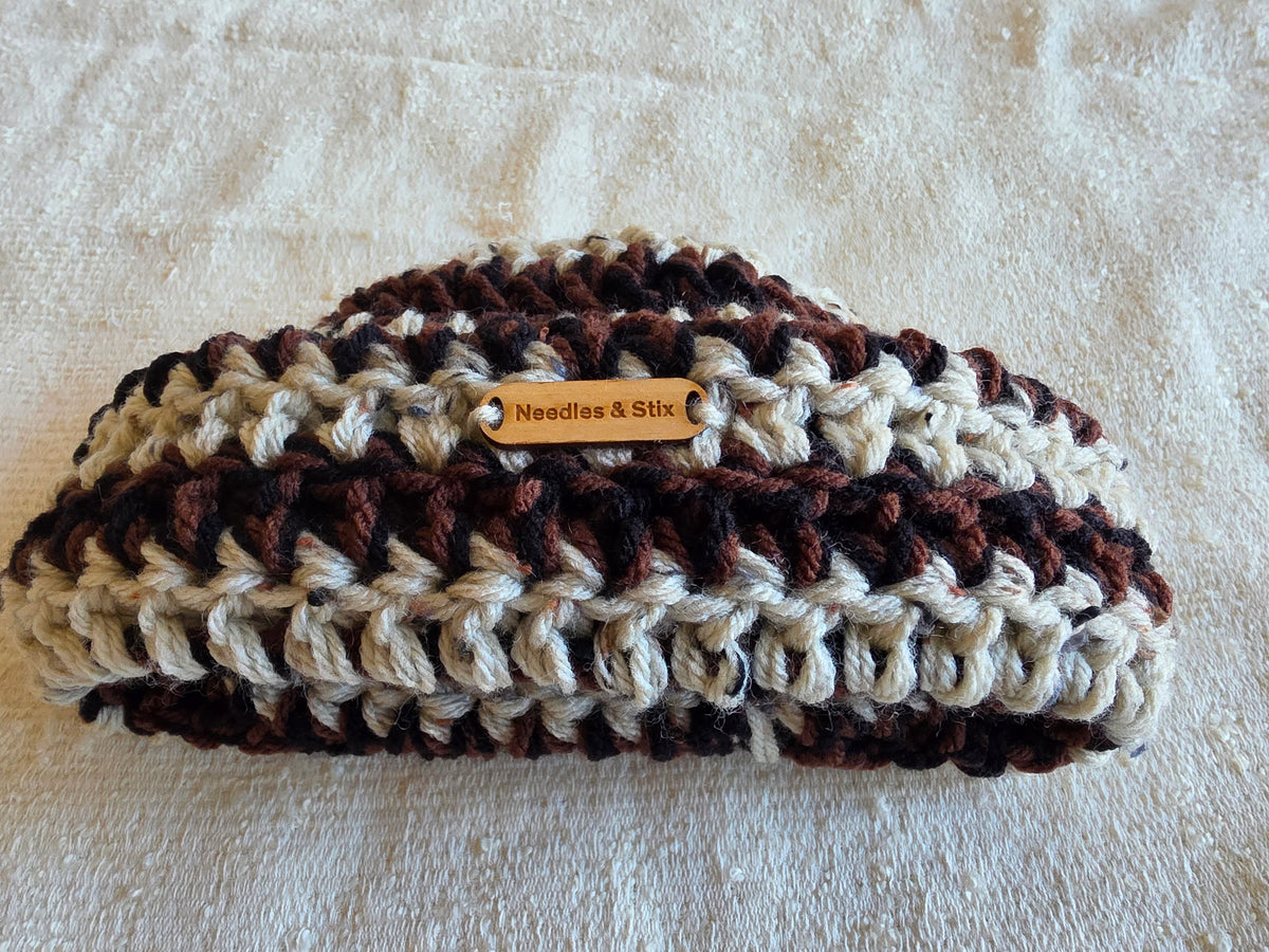 Pebble Crochet Shortie Beanie