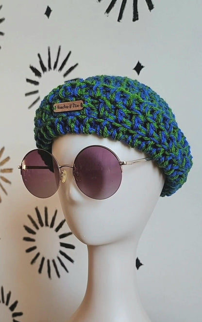 Crochet Earth Beanie (shortie)