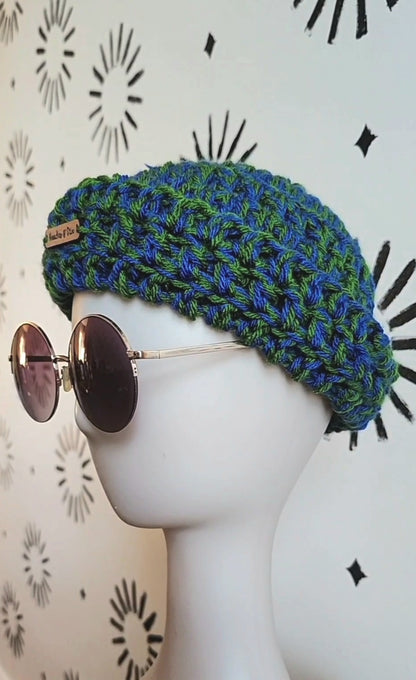 Crochet Earth Beanie (shortie)