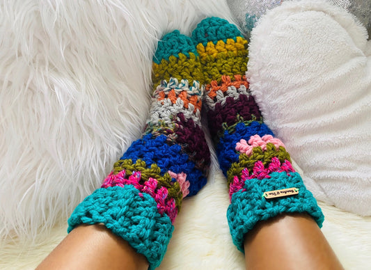 Multi Colored Cozy Socks