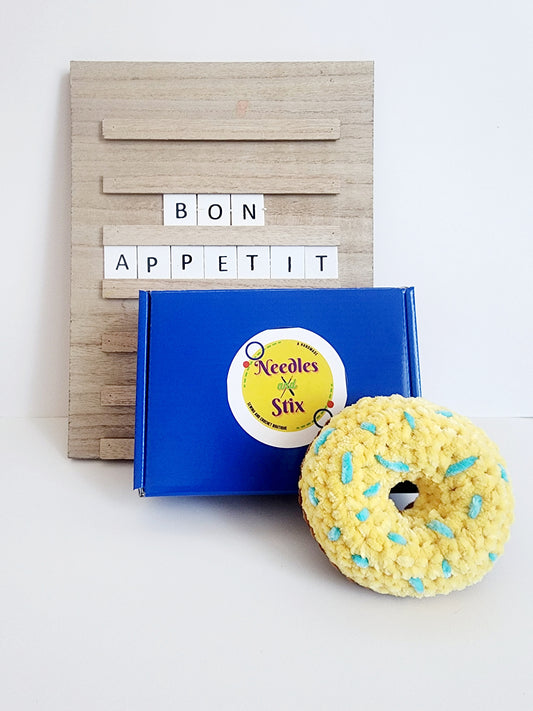 Lemi Lemon Doughnut Crochet Kit w/ hook